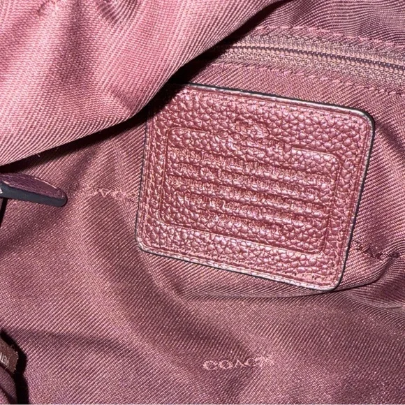 Coach Primrose Satchel In Willow Floral Oxblood Multi Color Flower - Picture 10 of 16